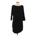 White House Black Market Casual Dress - DropWaist: Black Solid Dresses - Women's Size X-Small