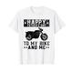 Happy Father's Day To My Bike And Me – Motorrad Biker Dad T-Shirt