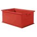 Ssi Schaefer Straight Wall Container Red Solid HDPE 1462.191308RD1