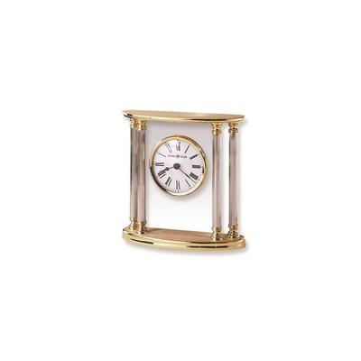 Curata New Orleans Brass and Glass Quartz Clock