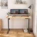 Ergonomic 55" Standing Desk Height Adjustable Desk Maple