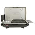 ColemanÂ® Tabletop Propane Gas Camping 2-in-1 Grill/Stove 2-Burner Gray