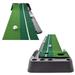 New style Indoor Golf Putting Practice Mat â€“ Auto Ball Return Function â€“ Life-Like Portable Golf Court Real-Like Grass â€“ Extra-Long Golf Mat â€“ 3 Bonus Balls