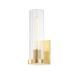 9700-AGB-Hudson Valley Lighting-Porter - 1 Light Wall Sconce-13 Inches Tall and 4.25 Inches Wide-Aged Brass Finish