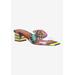 Wide Width Women's Roline Sandals by J. Renee in Bright Multi (Size 9 W)