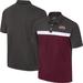 Men's Colosseum Charcoal Mississippi State Bulldogs Two Yutes Polo