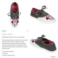 Disney Shoes | Disney Size 9 Minnie Mouse Shoes Pink/White/Grey Nwot | Color: Gray/White | Size: 9
