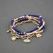 Lucky Brand Multi Color Lucky Charm Bracelet Set - Women's Ladies Accessories Jewelry Bracelets in Gold