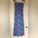 Lilly Pulitzer Dresses | Lilly Pulitzer Marlisa Maxi Dress. Size M | Color: Blue/Pink | Size: M