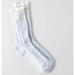 American Eagle Outfitters Other | American Eagle Aeo Versity Lace Crew Socks Women's | Color: Blue/White | Size: Os