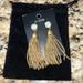 J. Crew Jewelry | Brand New J Crew Gold Tassel With Rhinestone Earrings | Color: Gold | Size: Os