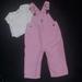 Carhartt Bottoms | Carhartt 9 Month Overalls | Color: Pink | Size: 9mb