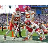 Travis Kelce Kansas City Chiefs Unsigned Super Bowl LVII Champions Touchdown Celebration Dance Photograph