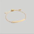 Madewell Jewelry | Madewell Bar Chain Bracelet In Gold | Color: Gold | Size: Os