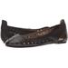 Nine West Shoes | Nine West - Women's Marie Black Leather Cutout Ballet Flat 7 | Color: Black | Size: 7