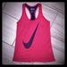 Nike Tops | Nike Dri-Fit Loose Fit Racerback Workout Tank | Color: Black/Red | Size: S