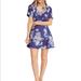 Free People Dresses | Free People- Nwt Blue Hawaiian Fit & Flare Dress | Color: Blue/White | Size: S