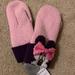 Disney Accessories | Disney Kids Girls Pink Sequins Minne Mouse Gloves Mittens | Color: Pink | Size: 7-10