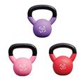 Body Revolution Neoprene Kettlebells 6kg, 8kg and 10kg Bundle - Coated Cast Iron Kettlebells, Cardio, Aerobics and HIIT Exercise Weights - Gym Equipment for Home Strength Training and Workouts