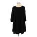 Michael Stars Casual Dress - Shift: Black Solid Dresses - Women's Size X-Small