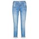 Herrlicher Damen Jeans SHYRA CROPPED ORGANIC COTTON, blue, Gr. 30