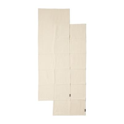 Riviera Maison Whisper Flax Textiler Tischläufer 2er Set, Einfarbig Beige - (LxB) 150x50 cm Nude Image