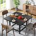 Farmhouse Square Dinning Table for 4, Rustic 39"x 39"x29 “ inches Wooden Kitchen Table - 39*39*29