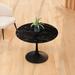 End Table Leisure Coffee Table with Printed Black Marble Table Top