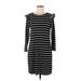 Old Navy Casual Dress: Black Stripes Dresses - Women's Size Medium