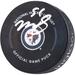 Mark Scheifele Winnipeg Jets Autographed NHL Official Game Puck