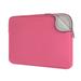 LLAYOO Laptop Sleeve Case Compatible with 13.3 Inch MacBook Air Pro Touch Bar for 13.3 Notebook Computer Tablet Chromebook 13 Soft Cover Protective Carrying Bag(Bright Pink Upgraded Version)