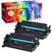 Amstech 2-Pack 58A WITH CHIP Toner Compatible for HP 58A CF258A 58X CF258X Black Toner for LaserJet Pro M404 M404n M404dn M404dw M406 MFP M428 M428dw M428fdn M428fdw Printers Ink