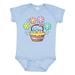 Inktastic Happy Flowers and Pastel Eggs in Easter Basket Boys or Girls Baby Bodysuit