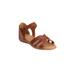 Wide Width Women's The Christiana Sandal By Comfortview by Comfortview in Cognac (Size 7 1/2 W)