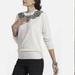 Anthropologie Tops | Anthropologie Saturday Sunday Embroidered Flower Top Gray And Black L | Color: Gray/White | Size: L