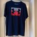 Under Armour Shirts | Mens Under Armour Short Sleeve T-Shirt | Color: Blue/Red | Size: L