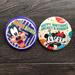 Disney Other | Disney Disneyland Goofy’s Kitchen & Mickey And Minnie’s Birthday Button Pins | Color: Cream/Purple | Size: Os