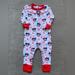Disney One Pieces | Disney Store Minnie Mouse Footless Pajama Size 6-9 Months | Color: Red/White | Size: 6-9mb
