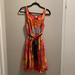 Anthropologie Dresses | Anthropologie Mid Silk Dress | Color: Orange/Pink | Size: 2