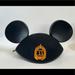 Disney Accessories | Disneyland Club 33 Black & Gold Mickey Ears Hat | Color: Black/Gold | Size: Os