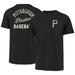 Men's '47 Black Pittsburgh Pirates Turn Back Franklin T-Shirt