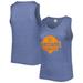 Women's Soft as a Grape Navy Houston Astros Plus Size High Neck Tri-Blend Tank Top