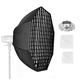 SEDGEWIN 95CM/37.4inch Octagon Softbox Honeycomb Grid Soft Box with Bowens Mount Umbrella Softbox for Bowens Mount Lamp Photography