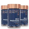 Nutriburst - Men’s Multivitamin Multipack - Immune Function & Mental Performance - Contains 16 Micronutrients; B2, B3, B5, B6, B12, A, C, D Vegan & Sugar Free - 3 x 60 Berry Gummies - 3 Month Supply