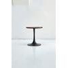 Beistelltisch TOM TAILOR HOME "T-MODERN COUCH TABLE SMALL", braun (antikbraun, schwarz, antikbraun), B:40cm H:42cm T:40cm, Tischplatte Mangoholz, Gestell Eisen, Tische, mit eingelassenem TOM TAILOR Button