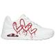 Sneaker SKECHERS "UNO DRIPPING IN LOVE" Gr. 38, weiß (weiß, rot) Damen Schuhe Modernsneaker Sneaker low Bestseller