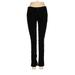 Adriano Goldschmied Velour Pants - Low Rise: Black Activewear - Women's Size 27