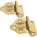 UNIQANTIQ HARDWARE SUPPLY Plated Offset McDougall Cabinet Door Hinge in Yellow | 1.75 H x 0.88 W in | Wayfair UA-209-HPB