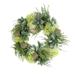 The Holiday Aisle® Hydrangeas, Lamb's Ear & Astilbe Wreath Traditional Faux in Green/White | 26 H x 26 W x 8 D in | Wayfair