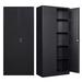 WFX Utility™ Reposa 70.87" H x 31.5" W x 15.7" D Metal Storage Cabinet in Black | 70.87 H x 31.5 W x 15.7 D in | Wayfair